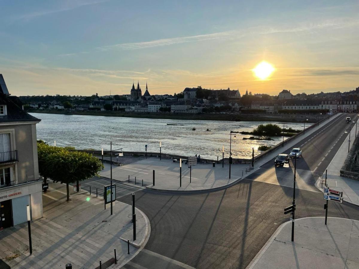 Le Wilson - Vue Imprenable Sur La Loire Et Le Chateau De Blois Kültér fotó